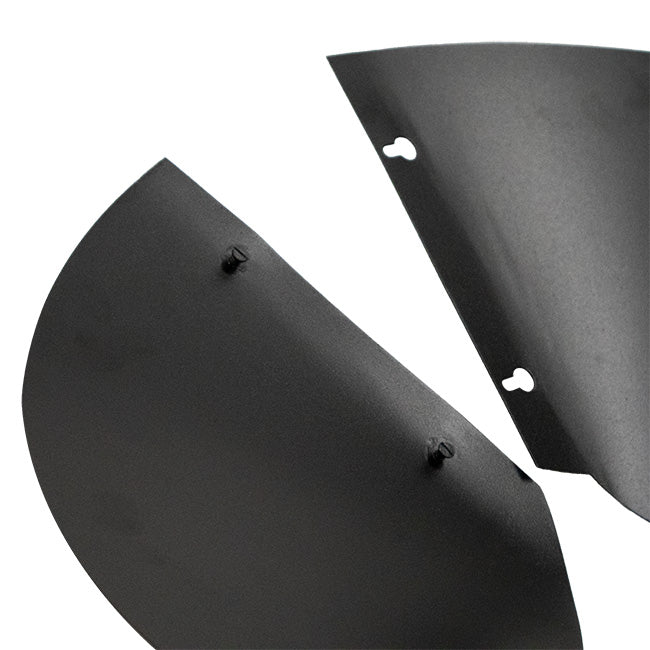 Achla Post Mounted Squirrel Baffles, Black, 18" dia., 2 Pack