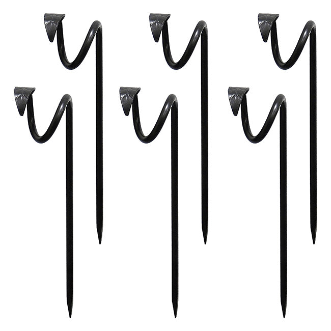 Achla Leaf End Hose Guides, Pack of 6