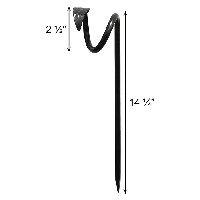Achla Leaf End Hose Guides, Pack of 6