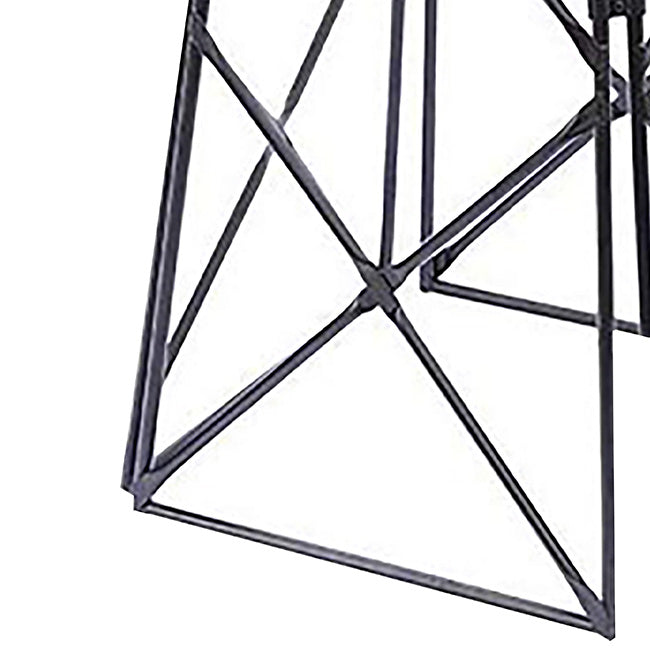 Achla Lattice Obelisks, Graphite, 67", Pack of 2