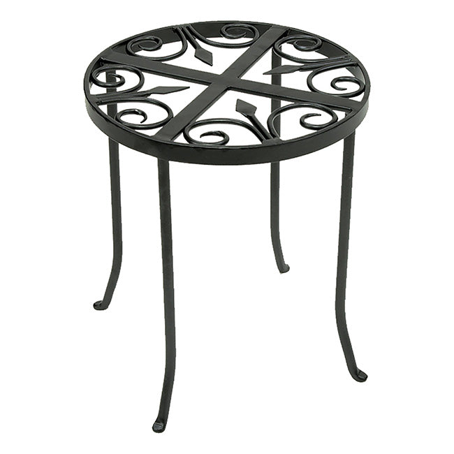 Achla Round Trivet Plant Stands, Gray, 14"H, Pack of 2