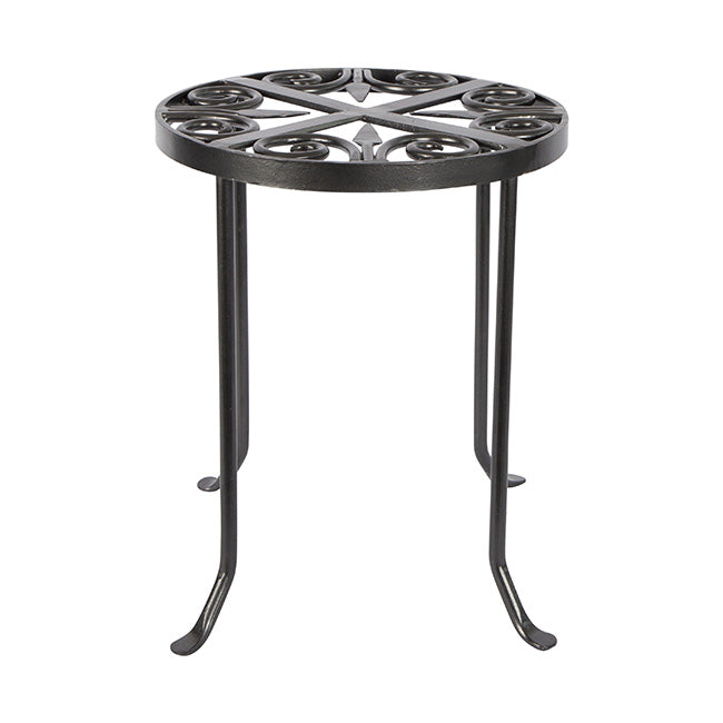 Achla Round Trivet Plant Stands, Gray, 14"H, Pack of 2