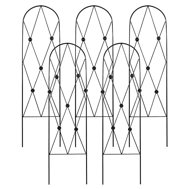 American GardenWorks Button Pot Trellises, 46.5"H, Pack of 5