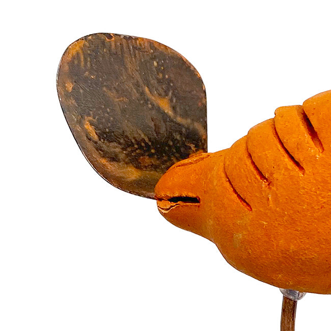 Ancient Graffiti Bird Plant Picks, Teal and Spice
