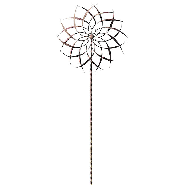 Ancient Graffiti Kinetic Pinwheel Spinners, Brown, Set of 2
