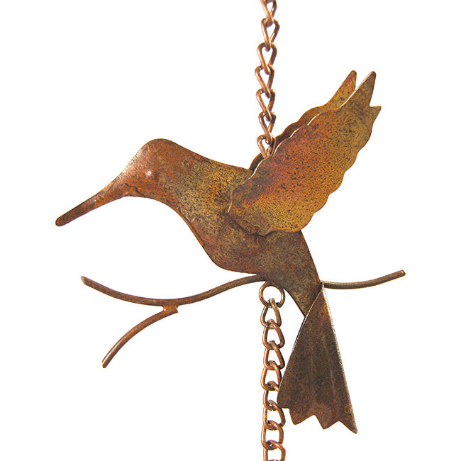 Ancient Graffiti Hummingbird & Bell Rain Chains, Pack of 2