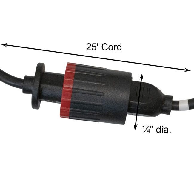 Allied Precision Lock-N-Dry Power Supply Cord, 25'