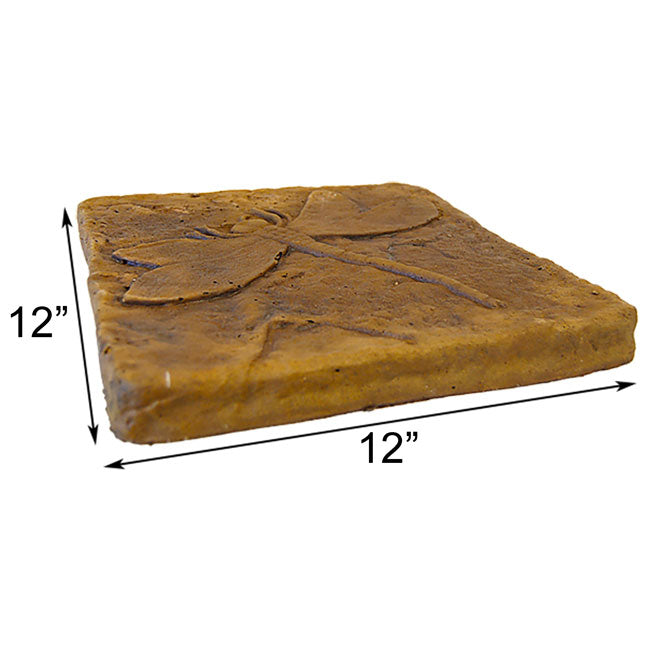 Athens Dragonfly Stepping Stones, Autumn Wheat, Pack of 2