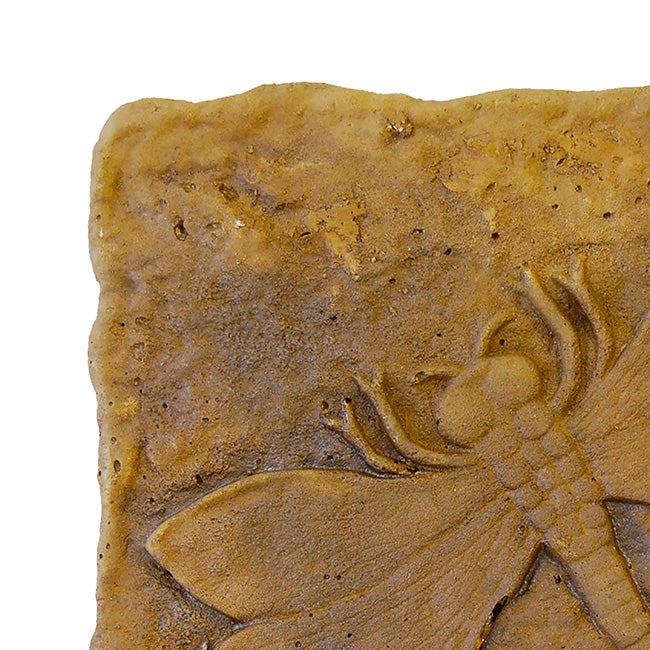 Athens Dragonfly Stepping Stones, Autumn Wheat, Pack of 2