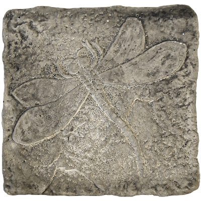 Athens Dragonfly Stepping Stones, Pre Aged, Pack of 2