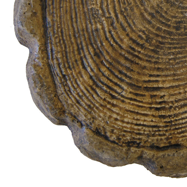 Athens Small Log Stepping Stones, Espresso, Pack of 2
