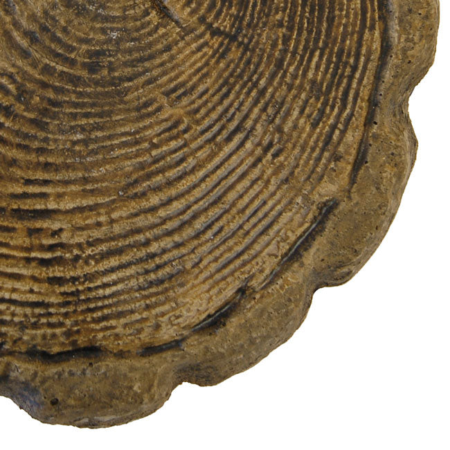 Athens Small Log Stepping Stones, Espresso, Pack of 2