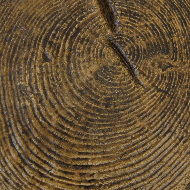 Athens Small Log Stepping Stones, Espresso, Pack of 2