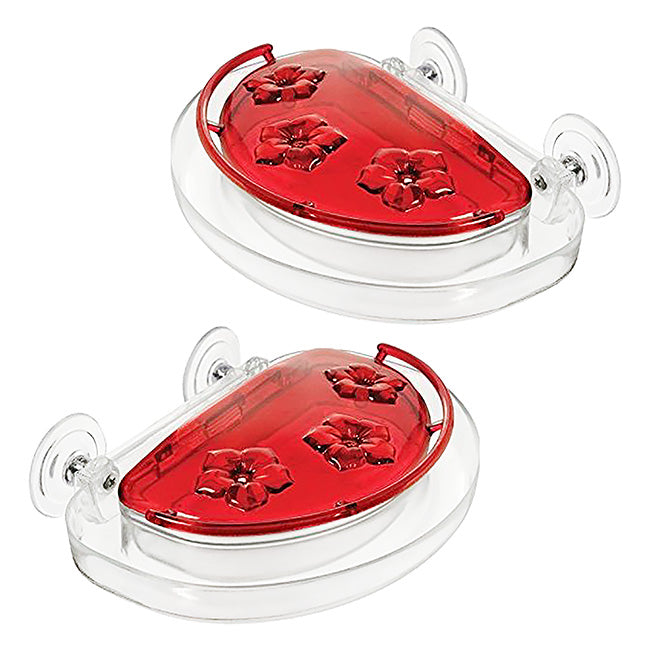 Aspects Jewel Box Window Hummingbird Feeders, Pack of 2