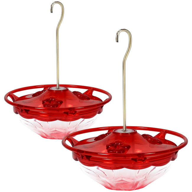 Aspects HummBlossom Hummingbird Feeders, Rose, Pack of 2