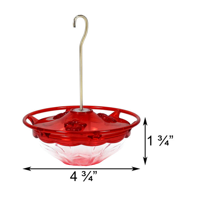 Aspects HummBlossom Hummingbird Feeders, Rose, Pack of 2