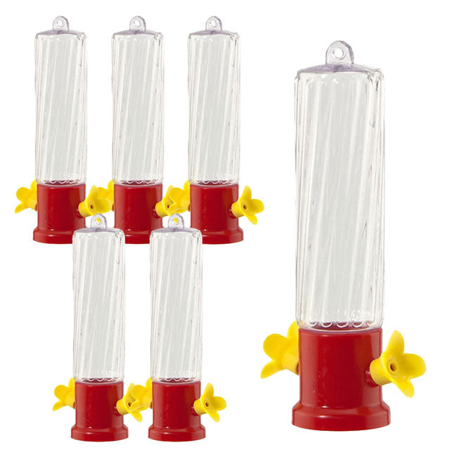 Audubon Staked Garden Hummingbird Feeders, Pack of 6
