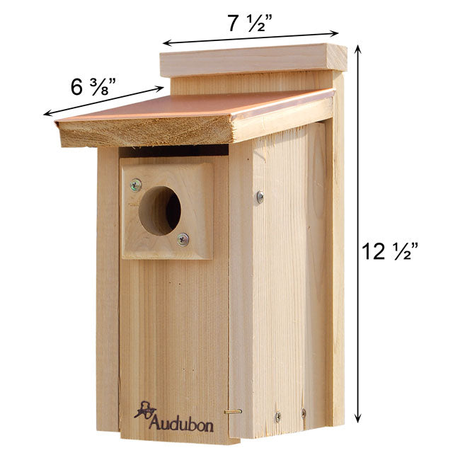 Audubon Coppertop Bluebird Houses, Pack of 2