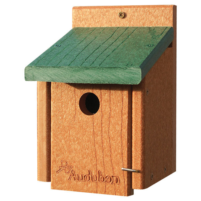 Audubon Recycled Plastic Wren Houses, Pack of 4