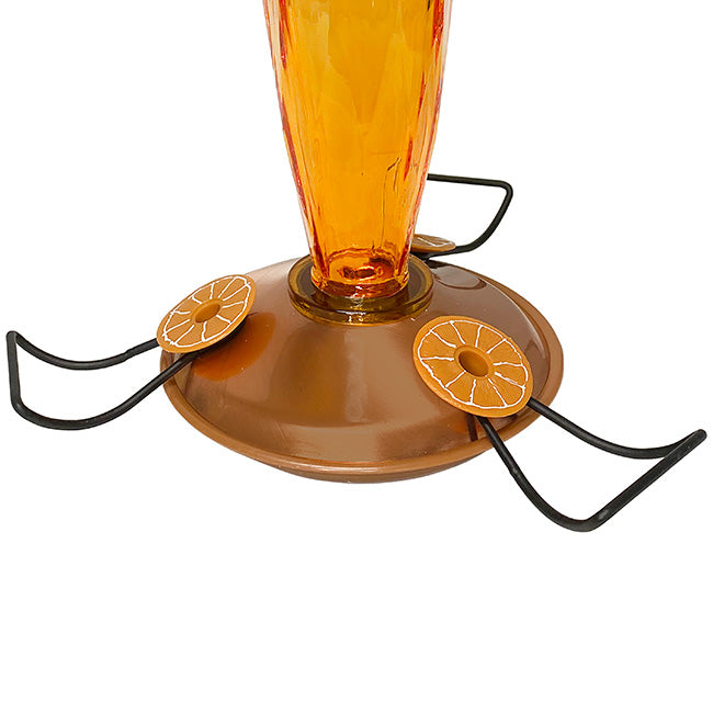 Audubon Cut Glass Oriole Feeders, Amber, 10 oz., Pack of 2
