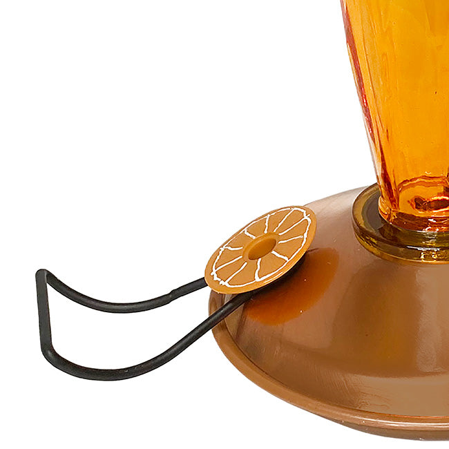 Audubon Cut Glass Oriole Feeders, Amber, 10 oz., Pack of 2