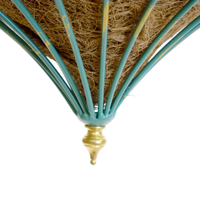 Austram Queen Anne Parasol Hanging Planter, Green, Pack of 6