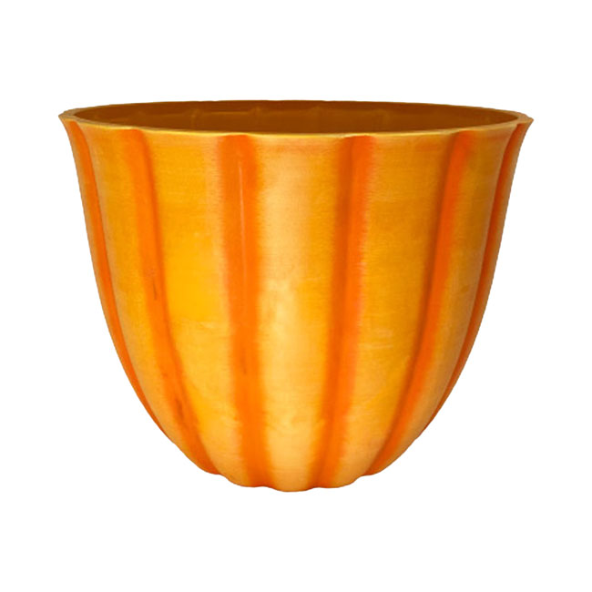 Urban Gardener Jack-O-Lantern Fiber Clay Pot Set