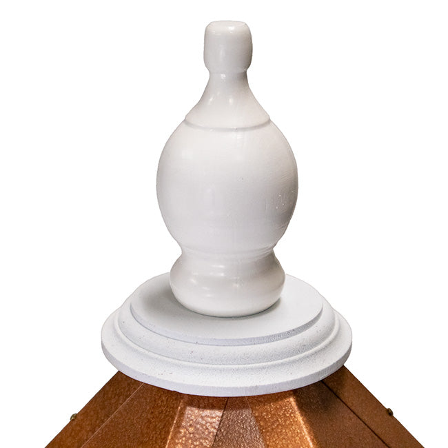 Deluxe Azalea Bird Feeder & Decorative Mounting Post Package