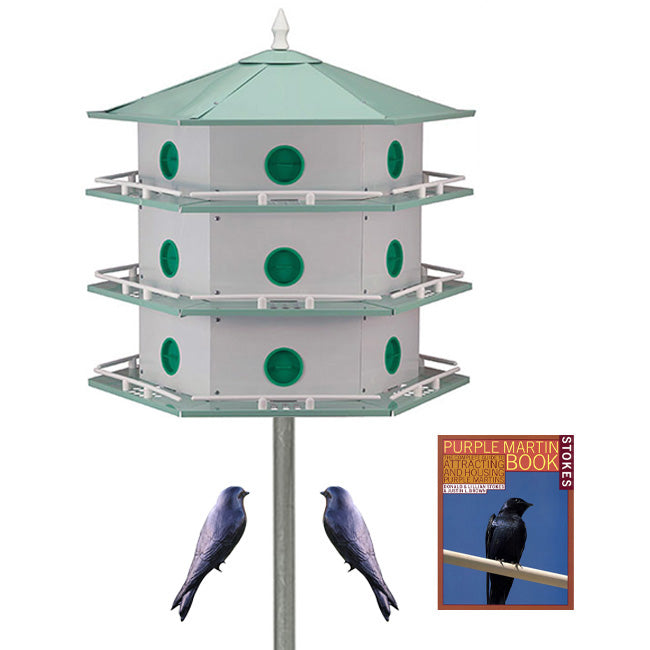 Heath 18-Room Deluxe Purple Martin House Package