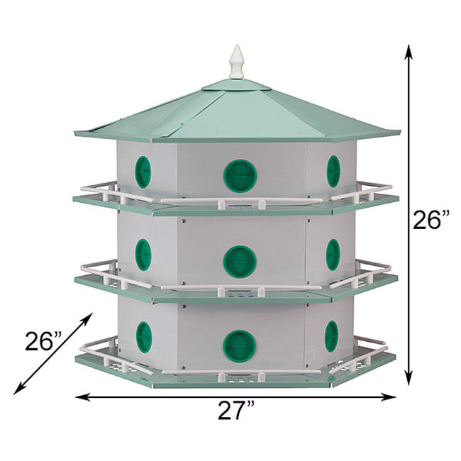 Heath 18-Room Deluxe Purple Martin House Package