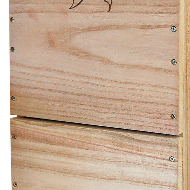 BestNest Triple-Celled Bat House w/ Two Bat Exclusion Tubes
