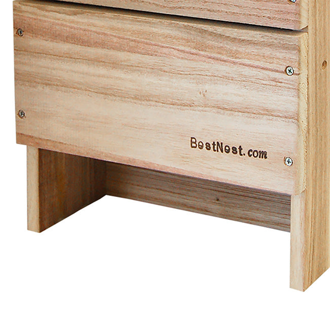 BestNest Triple-Celled Bat House w/ Two Bat Exclusion Tubes