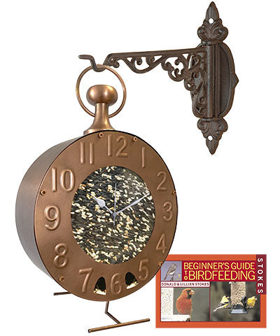 Good Directions Time Flies Bird Feeder with Hanger and Book
