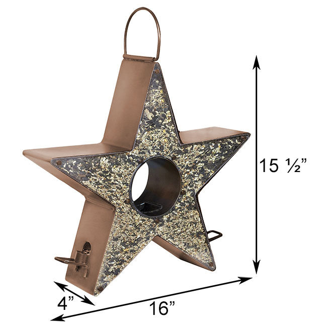 Good Directions Star Shaped Fly Through Bird Feeder Package