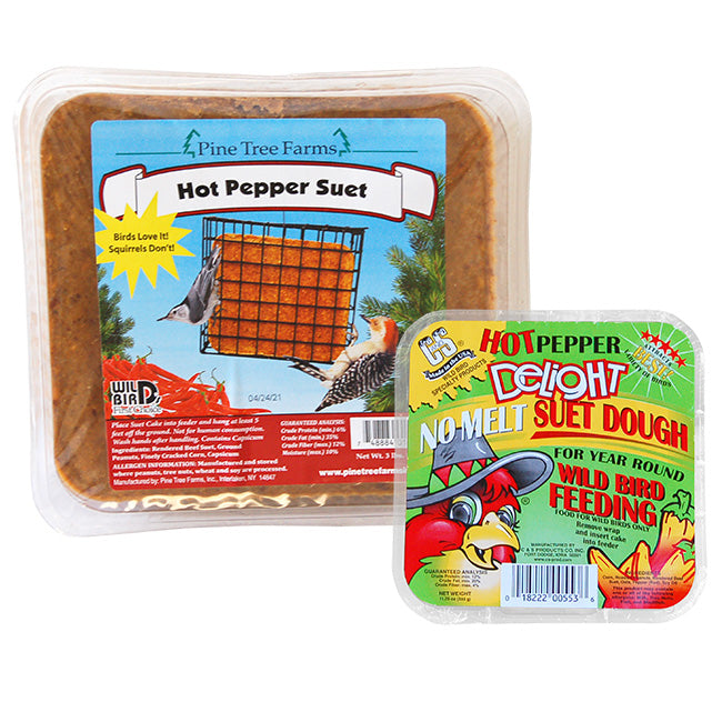 BestNest Hot Pepper Suet Cakes Package, 20 Cakes