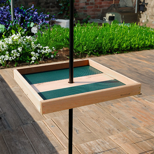 Woodlink Giant Pole Mounted Seed Tray w/Pole Collar & Screws