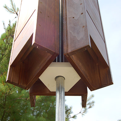 BestNest Premium Stained Double Bat House Kit, 200 bats
