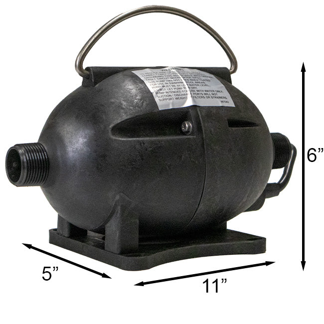 Cal Pump T1500 Torpedo Pump and Prefilter, 1875 gph