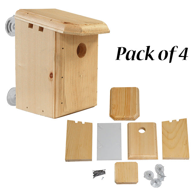 Coveside Window Nest Box Kits, Club Pack of 4