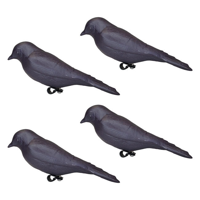 Erva Purple Martin Decoys with Spring Clips, Pack of 4