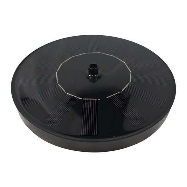 Steel Bird Bath, Stand, and Solar Powered Fountain Kit