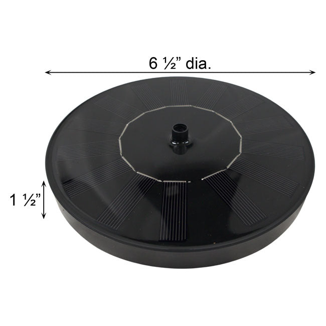 Steel Bird Bath, Stand, and Solar Powered Fountain Kit