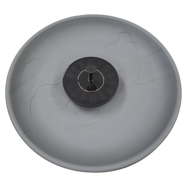 Wild Bird Lover's Heated Bird Bath w/Stand & Solar Fountain