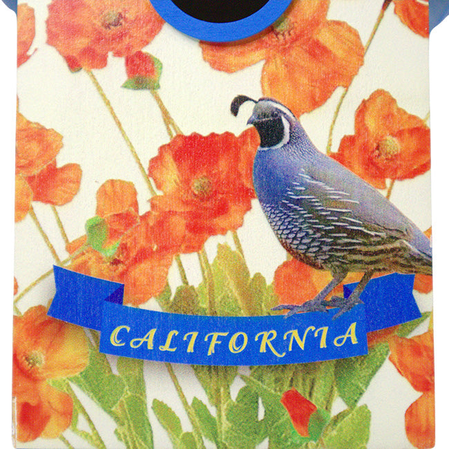 Home Bazaar California Bird Cottage, Orange Blossom
