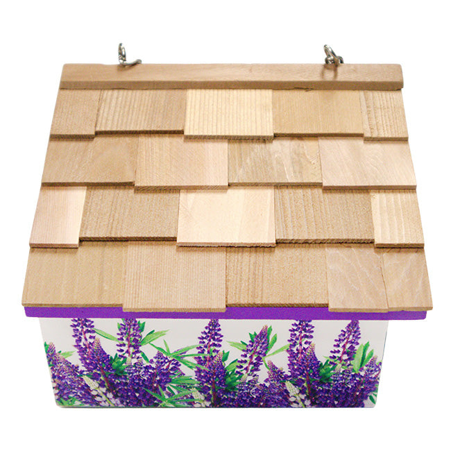 Home Bazaar Mockingbird & Bluebonnets Texas Wren House