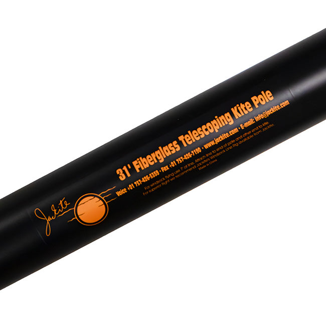 Jackite Fiberglass Telescoping Kite Poles, 31', Pack of 2
