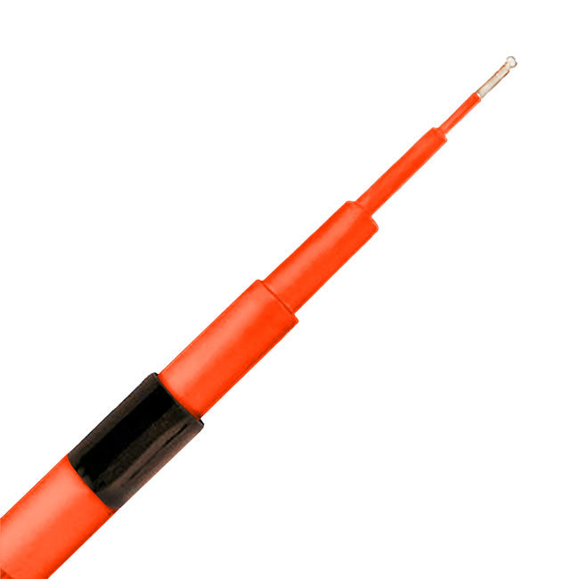 Jackite Fiberglass Telescoping Poles, Orange, 31', Pack of 2