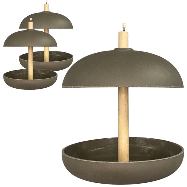 Eco-Friendly Covered Platform Bird Feeder