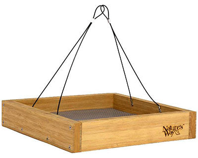 Nature’s Way Bamboo Tray Feeder with Bluebird Nuggets
