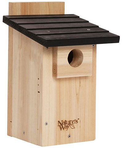 Nature's Way Cedar Bluebird Houses w/Viewing Windows, 3 Pack